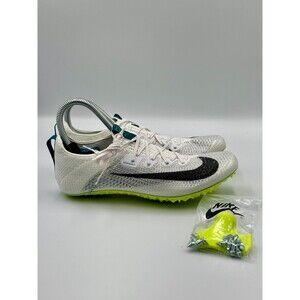 NIKE Superfly Elite 2 White/Spruce Men's Size 7 With Spikes FZ9662-100 NEW!